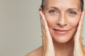 chemical peel treatment woman