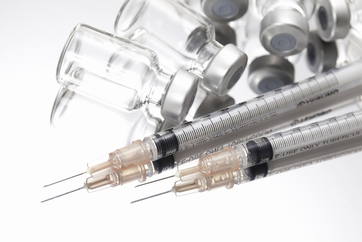Syringes and vaccines